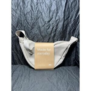 NWT JULY Everyday Crescent Bag Taupe Khaki Crossbody Sling